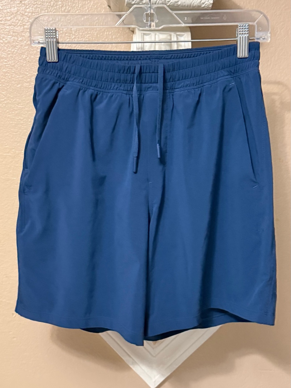 lululemon athletica Men's Deep Blue Performance Drawstring Shorts